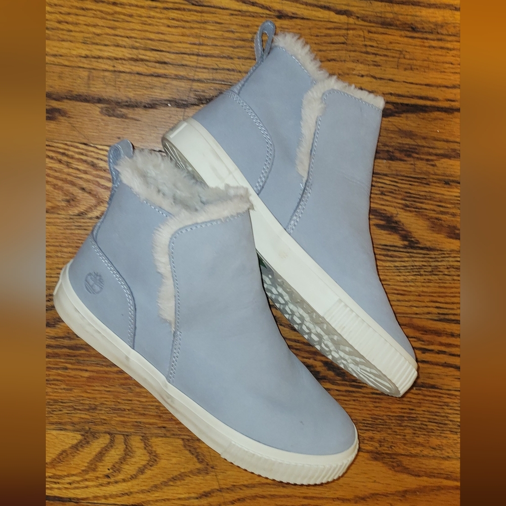 Timberland Skyla Bay Baby Blue Ankle Booties with Soft Upper #3 - Picture 4 of 4
